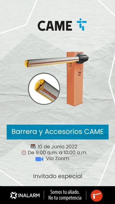 Webinar e barreras CAME