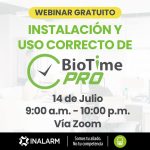 Webinar de Correcto uso e instalación de BioTime Pro