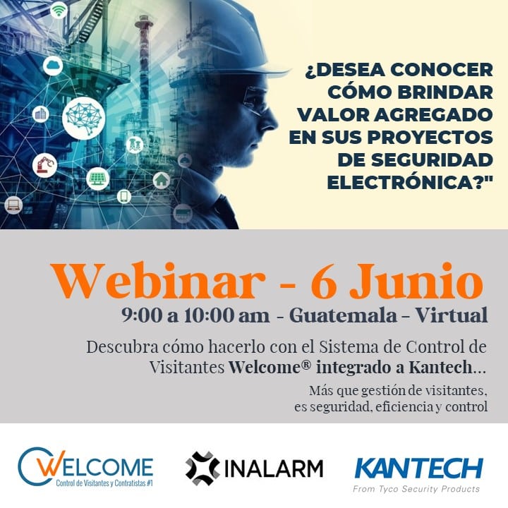 Webinar COMERCIAL Welcome integrado con Kantech