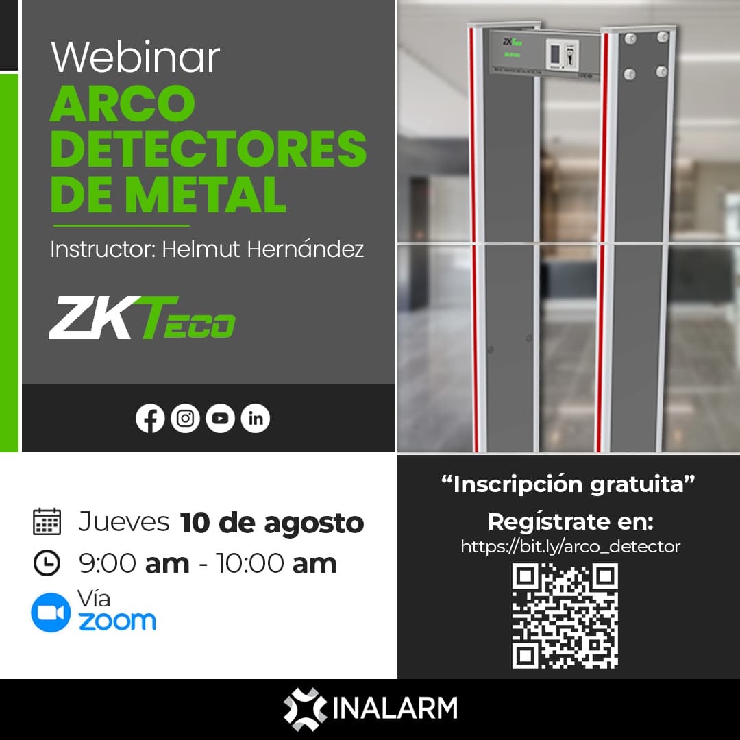Webinar Arco detectores de metal